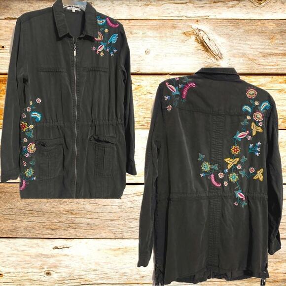Willow & Clay boho embroidered jacket in very good preloved condition size med - Picture 2 of 8